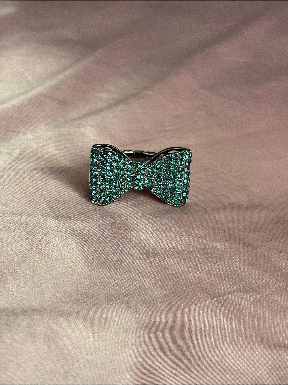 Blue Bow Ring